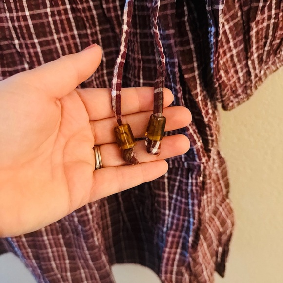 NWT Madewell | Oaklynn Yarn Dye Long Sleeve Dress - Picture 10 of 10